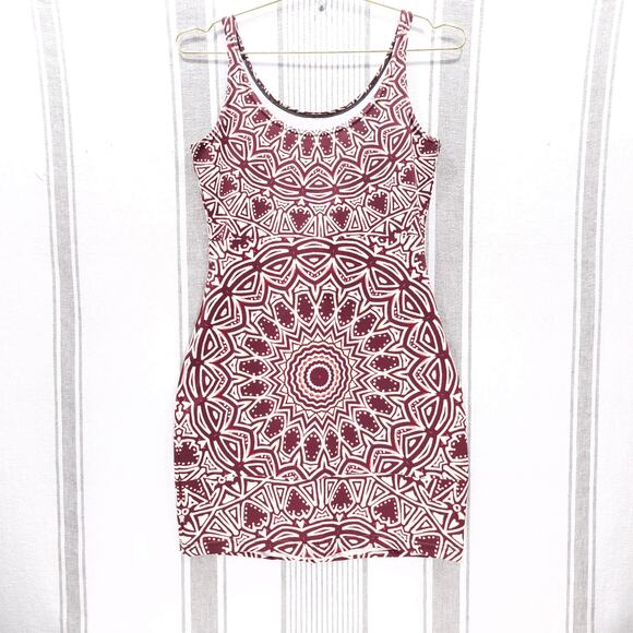 Yelena Noah Dress Sz Medium Mandala Activewear‎ Summer Beach Yoga Spiritual Swim - Picture 2 of 5